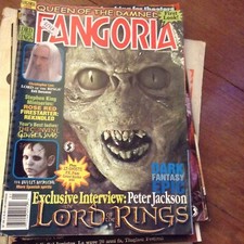FANGORIA N°209 2002 LORD OF RINGS SIGNORE DEGLI ANELLI STEPHEN KING ROSE RED 