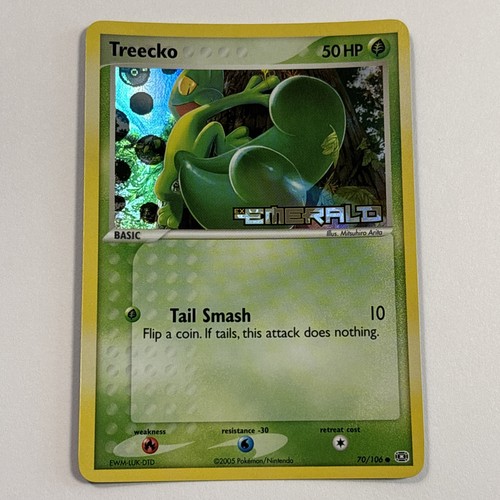 Treecko smeraldo reverse - treecko, ex