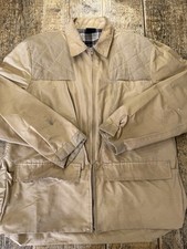 Giacca Jacket Hunting Game Tg Large Made USA Cotone 80’s Workwear Pelle Tascone