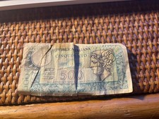 500 lire carta in discrete
