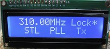 TRASMETTITORE FM PLL 50Mhz - 70Mhz 1 WATT BROADCAST STL CON LCD
