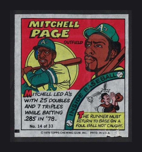 1979 topps bazooka mlb bubble - topps,