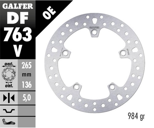 Galfer disco freno posteriore - galfer,