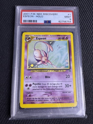 Pokemon 2001 espeon holo - pokemon,