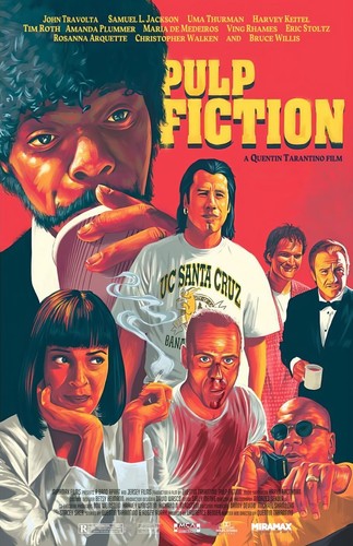 Poster pulp fiction quentin - fiction,