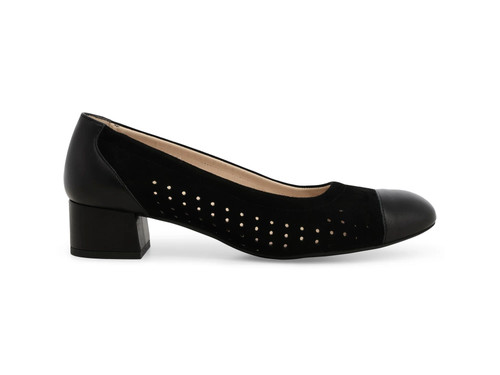 Melluso décolleté nero - décolleté, in