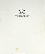 DBX 3BX SERIE DUE MANUALE