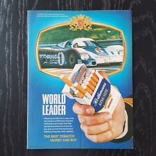 1983 Rothmans cigarettes + Porsche 956 - Original AD Pubblicità Vintage
