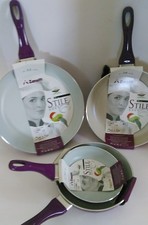 SET 3 PADELLE ANTIADERENTI CM