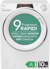 Candy RapidÓ Lavatrice 10 Kg, Classe A, INVERTER,  VAPORE,  1600 GIRI,