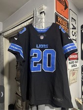 Maglia Barry Sanders nera