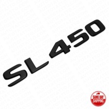 Per Mercedes 17-2021 SL 450 lettera emblema coperchio bagagliaio distintivo AMG Sport nero opaco