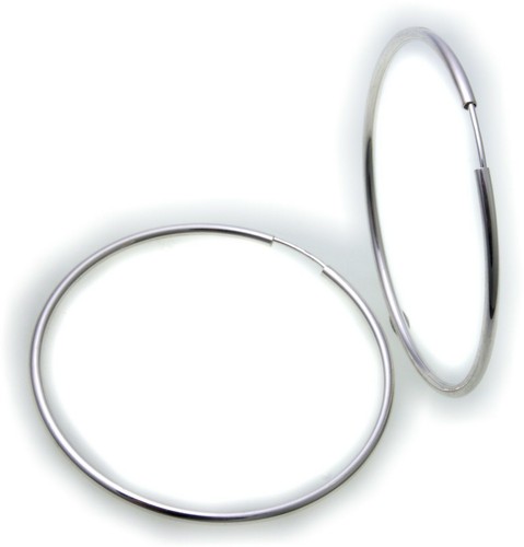 Orecchini cerchietti argento - orecchini,