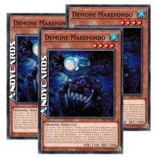 3x DEMONE MAREFONDO • (Dipsea Fiend) • Comune • INFO IT084 • 1Ed • Yugioh!