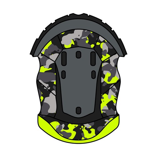 Cuffia camouflage giallo - camouflage,