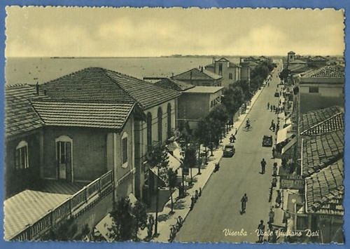 Cartolina viserba viale - viserba, dati