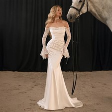 Abito da sposa vintage spalle