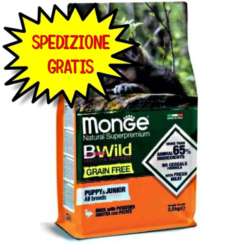 Monge cane crocchetta bwild - monge,