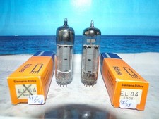 EL84 SIEMENS # COPPIA ABBINATA