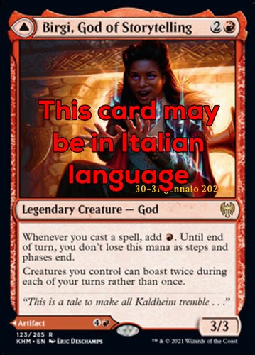 Mtg birgi god storytelling - birgi,,