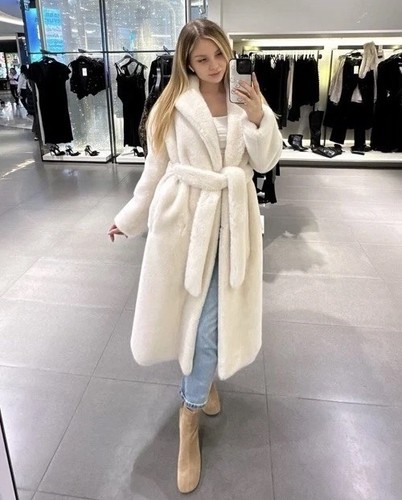 Cappotto pelliccia sintetica - pelliccia,
