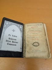 Breviarium Romanum 1920 Breviarium Monasticum," a liturgical book Vintage A29