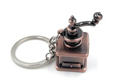 Macinino Caffè Antico Bronzo Portachiavi Ciondolo