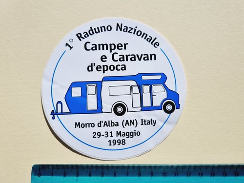 Adesivo raduno camper caravan - adesivo,