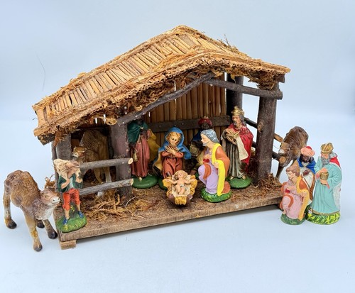 Presepe artigianale retrò