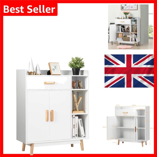 Credenza legno bianca - legno,