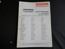 Manuale di servizio originale