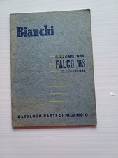 Bianchi Falco 50 Turismo 1963 catalogo ricambi originale spare parts list