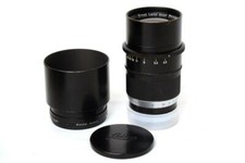 Leitz Leica  Telyt 20cm F4.5 Vite M39 39x1 LTM Con Coperchi e Paraluce Raro