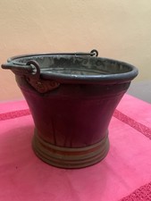 Porta vaso vintage in rame con
