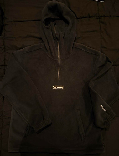 Supreme polartec nero zip - 1/2,