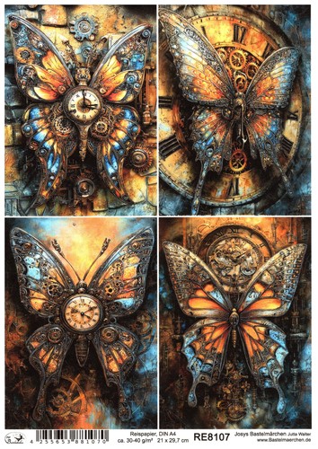 Carta riso din decoupage - carta,