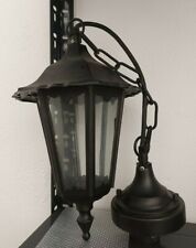 Lanterna per giardino stile ferro battuto - adatta per lampada LED attacco E27