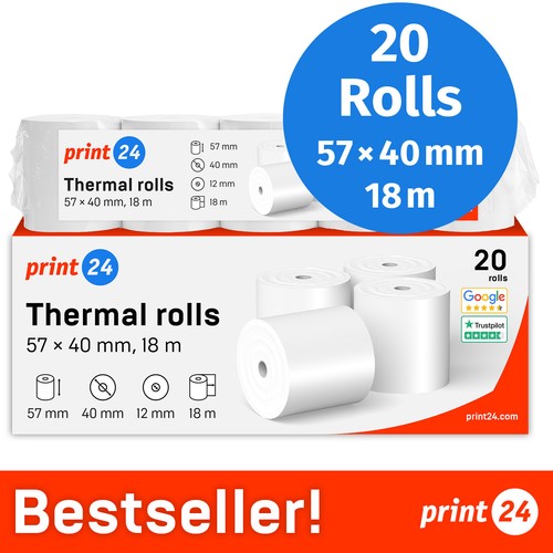 Nuovo print24 rotoli - nuovo:, termici