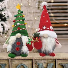 Gnomo di Natale,2 Pezzi Decorazioni Natalizie Gnomi Peluche per... 