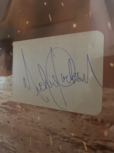 Famoso autografo michael - famoso,