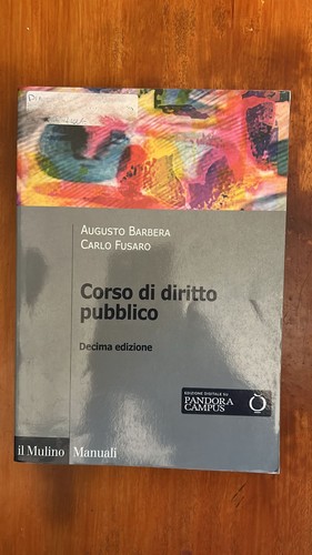 Corso diritto pubblico - di,