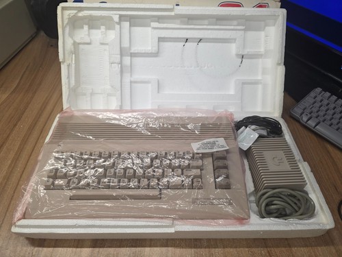 Commodore 64c home computer - home,