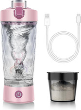 Shaker Bottle 650Ml, Shaker Elettrico per Proteine, USB C Ricaricabile, Frullato