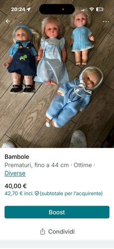 Bambole vintage furga - vintage,