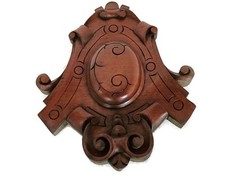 armadietto medaglione legno intagliato a mano antico recupero architettura