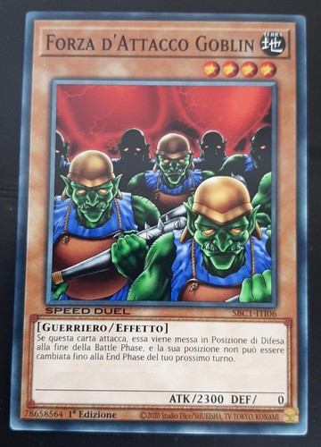 Forza attacco goblin speed - d'attacco,