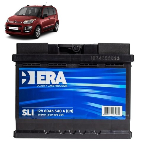Batteria 60ah per citroen - per, c3
