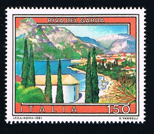 Italia francobollo di - italia,