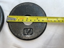 2 Piastre di peso vintage