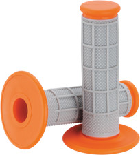 1MG0715-EVM QUALIFIER HALF WAFFLE GRIPS GRAY/ORANGE TM RACING ENDURO 125 2T 1999